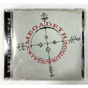 Megadeth:  Cryptic Writings Vintage 1997 Capitol Records CD Tested